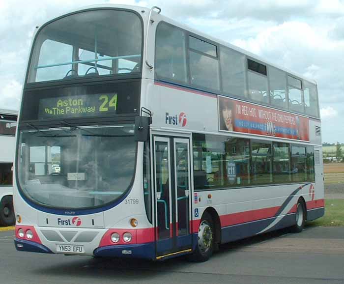 First South Yorkshire Volvo B7TL Wright 31799